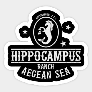 Hippocampus Ranch Sticker